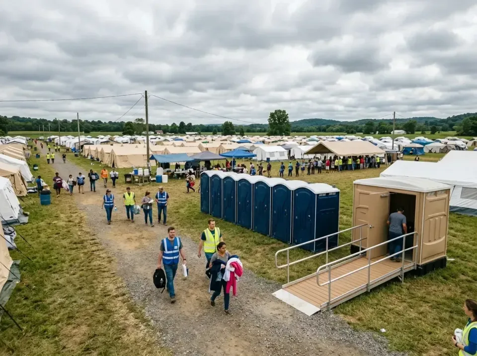 disaster-relief-camp-restrooms-010 — frequently asked questions, Dumpster & Portable Bathrooms Rental in Lake Belvedere Esta…